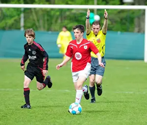Bristol City Academy Tournament Prints: Bristol City First Team at the Academy Tournament (Season 09-10)