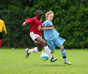 Bristol City Academy Tournament Prints: Bristol City First Team at the Academy Tournament (Season 09-10)