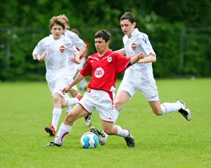 Bristol City Academy Tournament Prints: Bristol City First Team at the Academy Tournament (Season 09-10)