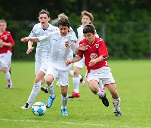 Framed Print : Bristol City First Team at the Academy Tournament (Season 09-10)