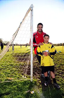 Bristol City First Team at Ashton Park School with David James - Season 10-11