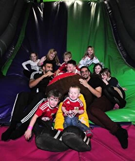 Images Dated 19th December 2011: Bristol City First Team: Cty Redz Christmas Party - Holiday Cheer (Season 11-12)