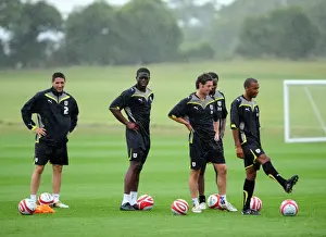Pre-Season Training Prints: Bristol City First Team: Gearing Up for the 09-10 Season - Intense Pre-Season Training