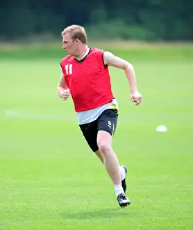 Pre-Season Training Prints: Bristol City First Team: Gearing Up for the 09-10 Season - Pre-Season Training
