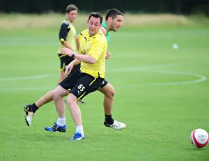 Pre-Season Training Prints: Bristol City First Team: Gearing Up for the 09-10 Season - Pre-Season Training