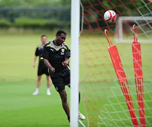 Framed Print : Bristol City First Team: Gearing Up for the 09-10 Season - Pre-Season Training