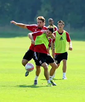 Bristol City First Team: Gearing Up for the 10-11 Season - Training Session