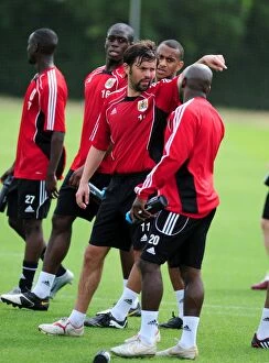 Images Dated 2nd July 2010: Bristol City First Team: Gearing Up for the 2010-11 Season - Pre-Season Training