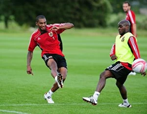 Training 9-9-10 Collection: Bristol City First Team: Gearing Up for the 2010-11 Season - September Training Session