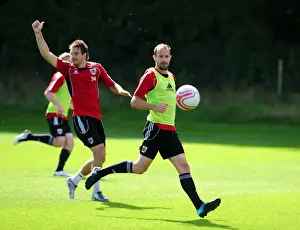 Bristol City First Team: Gearing Up for the 2010-11 Season - Training Session (9-9-10)