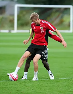 Bristol City First Team: Gearing Up for the 2010-11 Season - Training Session (9-9-10)