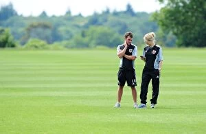 Pre-season Training Collection: Bristol City First Team: Gearing Up for the 2011-12 Season - Intense Pre-season Training