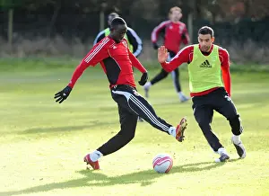 Training 11-1-01 Prints: Bristol City First Team: Gearing Up for the Pitch - January 2011 Training Session