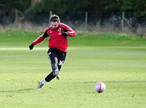 Training 11-1-01 Prints: Bristol City First Team: Gearing Up for the Pitch - January 2011 Training Session