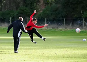 Training 11-1-01 Prints: Bristol City First Team: Gearing Up for the Pitch - January 2011 Training Session