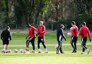 Bristol City First Team: Gearing Up for the Pitch - January 2011 Training Session
