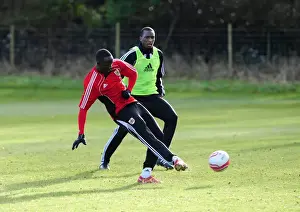 Training 11-1-01 Prints: Bristol City First Team: Gearing Up for the Pitch - Training Session, January 1, 2011