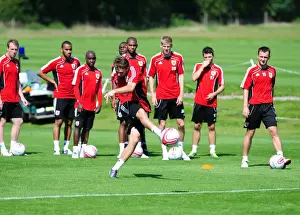 Bristol City First Team: Gearing Up for Season 10-11 - Intense Training Session on September 2, 2010