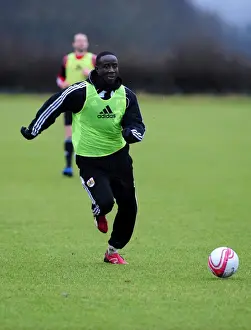 Training 13-01-11 Prints: Bristol City First Team: Gearing Up for Season 10-11: Intensive Training (January 13)