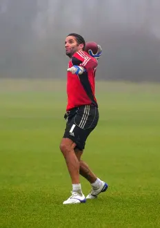 Framed Print : Bristol City First Team: Gearing Up for Season 10-11 - January 13, 2011 Training: Preparing for the Big League Comeback