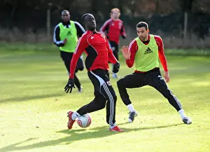 Training 11-1-01 Prints: Bristol City First Team: Gearing Up for Season 10-11 - January 2011 Training Session