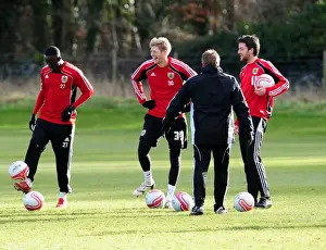 Training 11-1-01 Prints: Bristol City First Team: Gearing Up for Season 10-11 - Training Session (January 11, 2011)
