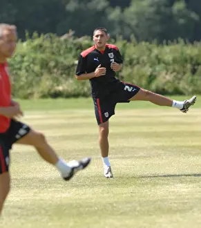 Season 08-09 Prints: Bristol City First Team: Gearing Up for Season Eight-Nine - Pre-Season Training 08-09