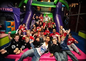 Images Dated 1st December 2009: Bristol City First Team: Holiday Cheer at Jump (Season 09-10)