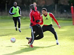 Training 11-1-01 Prints: Bristol City First Team: Kicking Off the 2010-11 Season - January 1, 2011 Training