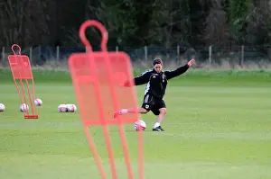 Training 11-1-01 Prints: Bristol City First Team: Kicking Off 2011 - New Year's Training Session