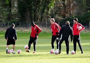 Images Dated 11th January 2011: Bristol City First Team: Kicking Off the New Year - Training Session, January 1, 2011 (Season 10-11)