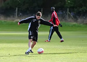 Training 11-1-01 Prints: Bristol City First Team: Kicking Off the New Year - Training Session, January 1, 2011