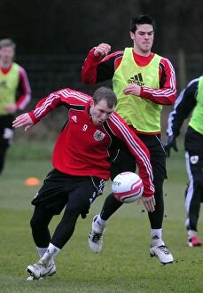 Images Dated 13th January 2011: Bristol City First Team: Kicking Off Season 10-11 with Intense Training (January 13, 2011)