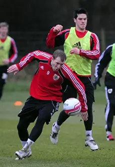 Training 13-01-11 Prints: Bristol City First Team: Kicking Off Season 10-11 with Intense Training (January 13, 2011)