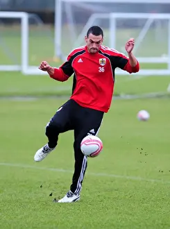Training 13-01-11 Prints: Bristol City First Team: Kicking Off Season 10-11 with Intensive Training (January 13)