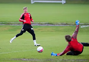 Training 13-01-11 Prints: Bristol City First Team: Kicking Off Season 10-11 with Intensive Training (January 13)