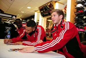 Images Dated 16th December 2010: Bristol City First Team: New Signing Unveiling - Season 10-11