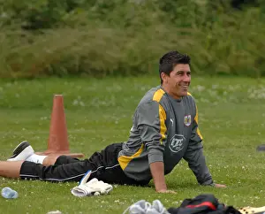 Pre-Season Training Prints: Bristol City First Team: Pre-Season Training 08-09 - Gearing Up for Season Eight-Nine