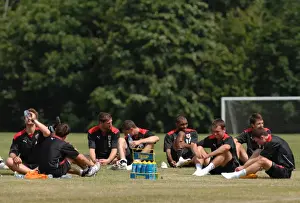 Pre-Season Training Prints: Bristol City First Team: Pre-Season Training 08-09 - Gearing Up for Season Eight-Nine