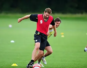 Pre-Season Training Prints: Bristol City First Team: Pre-Season Training 09-10 - Gearing Up for the New Season