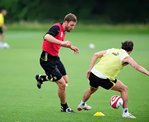 Pre-Season Training Prints: Bristol City First Team: Pre-Season Training 09-10 - Gearing Up for the New Season