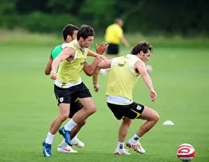 Pre-Season Training Prints: Bristol City First Team: Pre-Season Training 09-10 - Gearing Up for the New Season