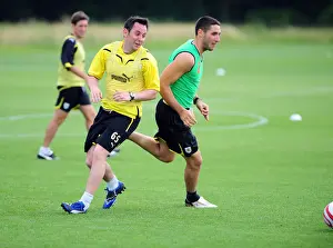 Pre-Season Training Prints: Bristol City First Team: Pre-Season Training 09-10 - Gearing Up for Season