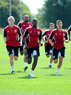 Pre-season Training Prints: Bristol City First Team: Pre-season Training 2011-12 - Gearing Up for the New Season