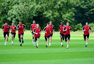 Pre-season Training Prints: Bristol City First Team: Pre-Season Training 2011-12 - Gearing Up for the New Season
