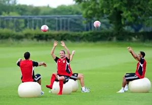 Pre-season Training Prints: Bristol City First Team: Pre-season Training 2011-12 - Gearing Up for the New Season