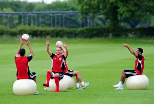 Pre-season Training Prints: Bristol City First Team: Pre-season Training 2011-12 - Gearing Up for the New Season
