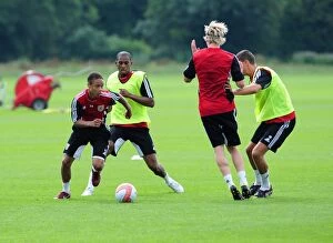 Images Dated 4th July 2011: Bristol City First Team: Pre-Season Training - Gearing Up for Season 11-12