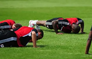Pre-season Training Prints: Bristol City First Team: Pre-Season Training - Gearing Up for Season 11-12