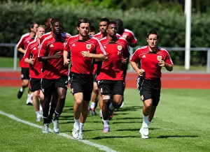 Pre Season Tour Sweden Prints: Bristol City First Team: Pre-Season Training in Sweden - Gearing Up for Glory (Season 10-11)
